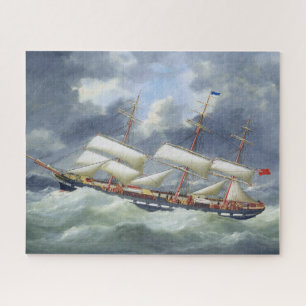Frigate Training ship Atalanta 1885 Jigsaw Puzzle