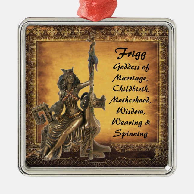 Frigg 2 metal tree decoration (Front)