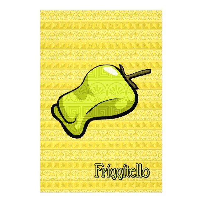 Friggitello Chilli Pepper Art Print (Front)