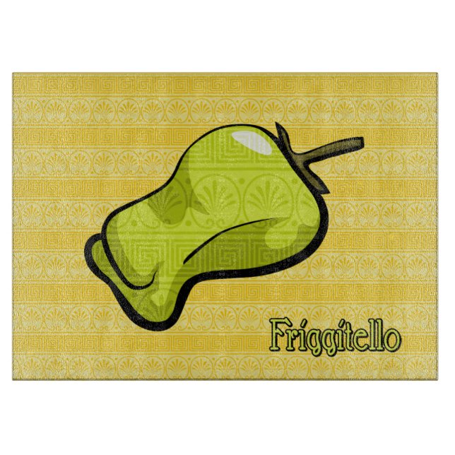 Friggitello Chilli Pepper Cutting Board (Front)