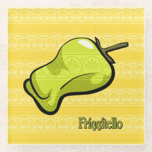 Friggitello Chilli Pepper Glass Coaster