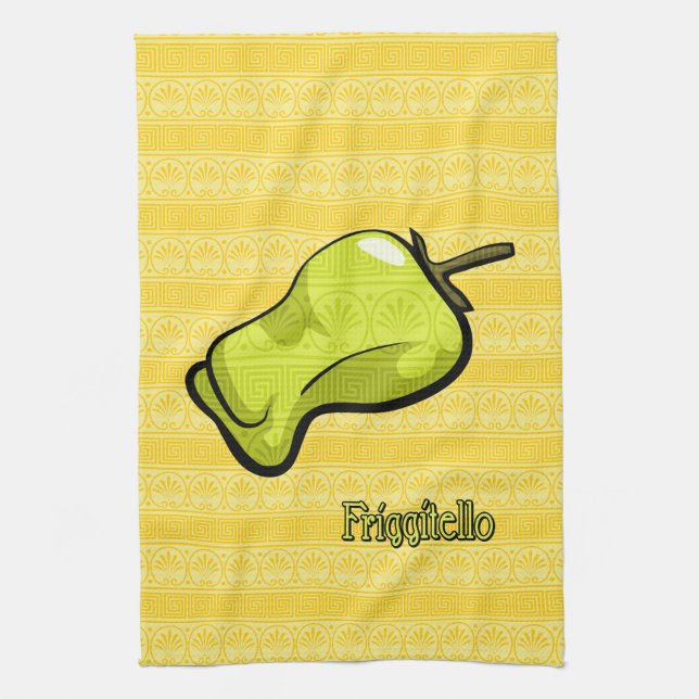 Friggitello Chilli Pepper Kitchen Towel (Vertical)