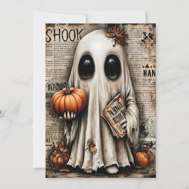 Fright & Delight Halloween Holiday Card (Front)