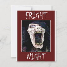 Fright Night Skelton Skulll Halloween Party 