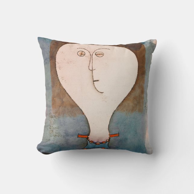 Fright of a Girl, Klee Cushion (Front)