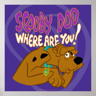 Frightened Scooby-Doo Poster