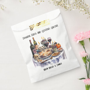Frightful Feasts and Goodies Galore Halloween Favour Bag