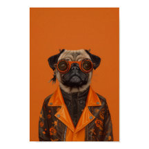 Frightfully Fashionable Pug