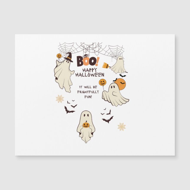 Frightfully Fun Ghosts – Cute Halloween Cartoon  (Front)