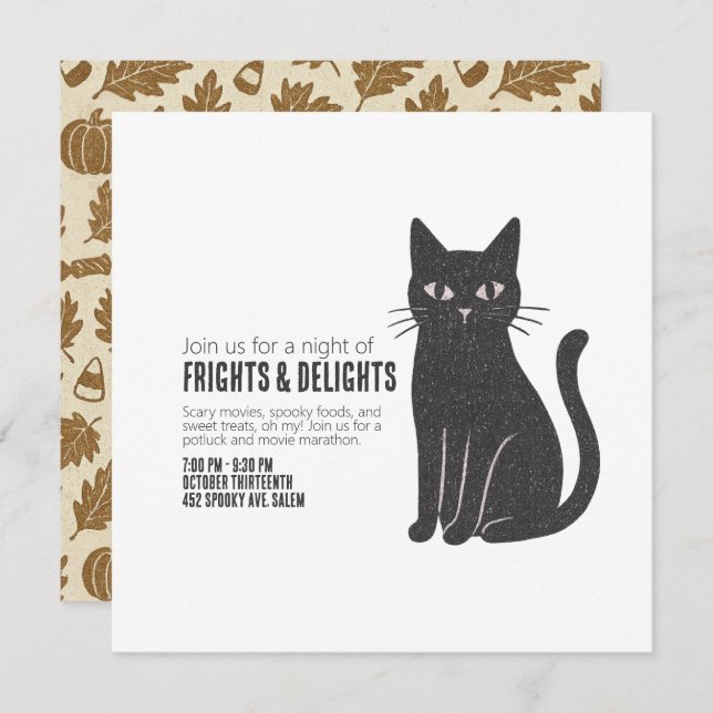 Frights & Delights Save The Date (Front/Back)