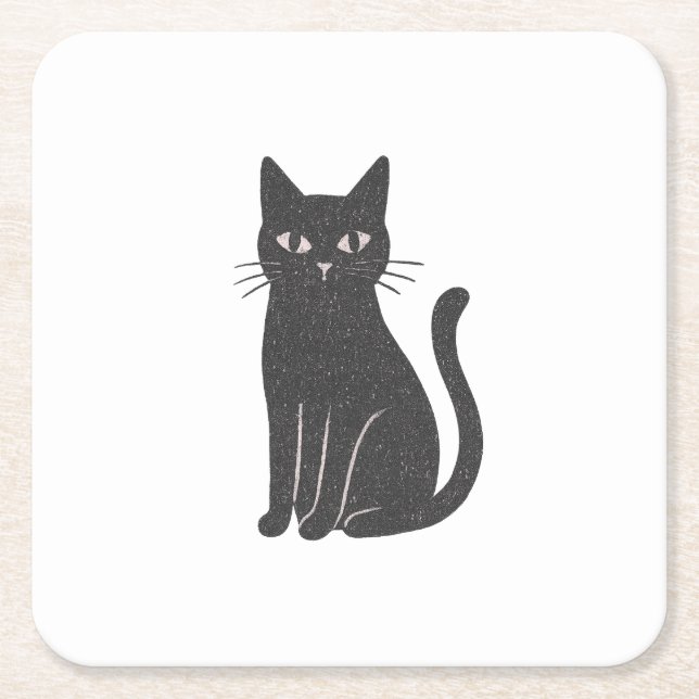 Frights & Delights Square Paper Coaster (Front)