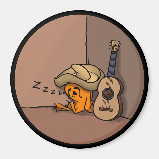 Frijole Frog Siesta Magnet (Front)