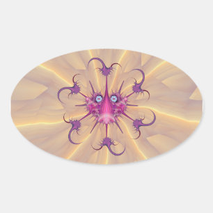 Frijoles Bug & Anti-Virus Oval Sticker
