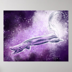 Frilled shark poster