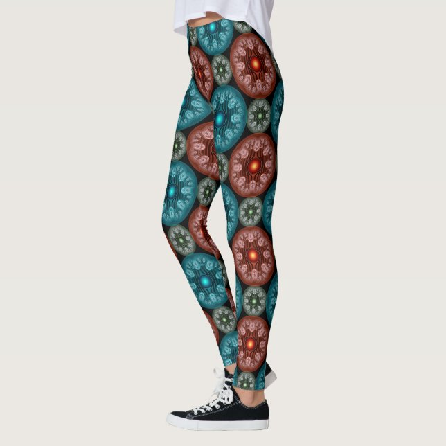 Frilly colourful decoration leggings (Left)