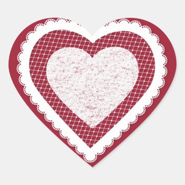 Frilly, Fancy Valentine Martzkin Sticker Sheet (Front)