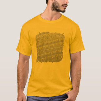 Fringe Border Design Effect T-Shirt