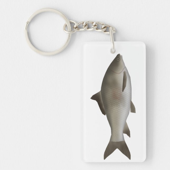 Fringed-lipped Peninsula Carp  Key Ring (Front)