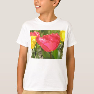 Fringed Tulips Kids T Shirt