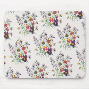 Fringeflowers and Velvet Trumpet Flowers Mouse Pad