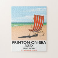 Frinton-on-Sea, Essex,seaside poster.