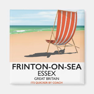 Frinton-on-Sea, Essex,seaside poster. Magnet