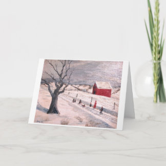 Frip Winter Road Holiday Card
