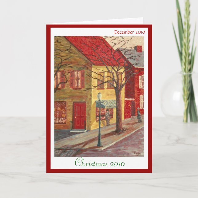 Frip Yellow Corner, Christmas 2010 Holiday Card (Front)