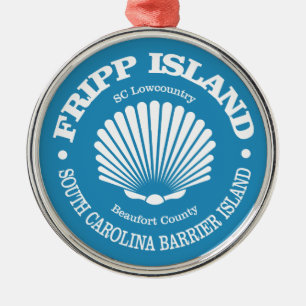 Fripp Island (seashell) Metal Ornament