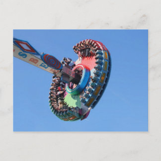 FRISBEE carousel Postcard