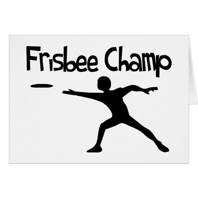Frisbee Champ (Front Horizontal)