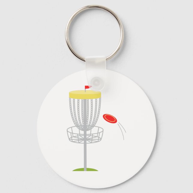 Frisbee Disc Golf Key Ring (Front)