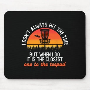 Frisbee Disc Golf Player Disc Golfer Flying Disc S Mouse Pad