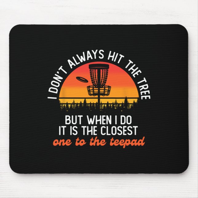 Frisbee Disc Golf Player Disc Golfer Flying Disc S Mouse Pad (Front)