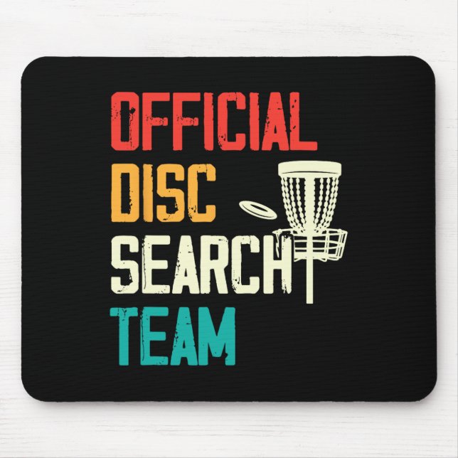 Frisbee Disc Golf Player Disc Golfer Flying Disc S Mouse Pad (Front)