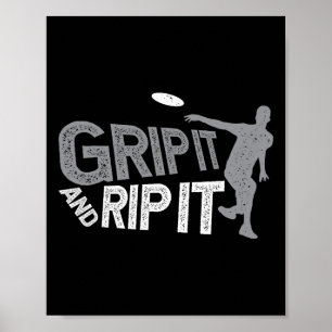 Frisbee Disc Golf Shirt For Disc Golfer Poster