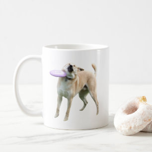 Frisbee Dog Meme Mug Double Sided