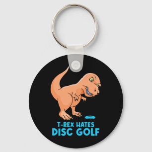 Frisbee Golf Disc Golf Funny T Rex Kids Key Ring