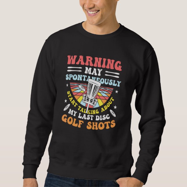 Frisbee Golf Disc Golf Sweatshirt (Front)