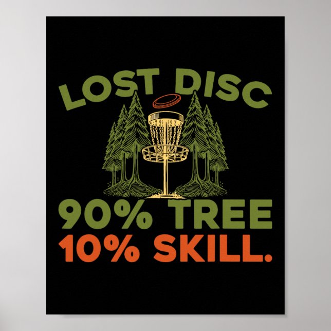Frisbee Golf Disc Outdoor Sport - Tree  Poster (Front)