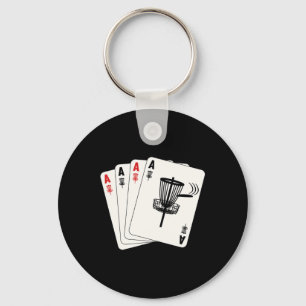 Frisbee Golf Hole In One Ace Cards Funny Disc Golf Key Ring
