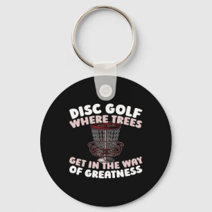 Frisbee Golf - Outdoor Sport Disc Tree _2 Key Ring