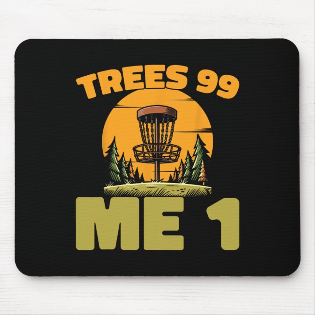 Frisbee Golf - Outdoor Sport Disc Tree  Mouse Pad (Front)