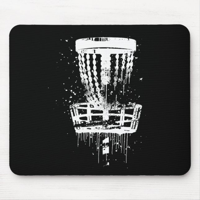 Frisbee Golf Sket Chainz - Frolf Course Disc Golf  Mouse Pad (Front)