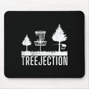 Frisbee Golf Treejection Funny Disc Golf  Mouse Pad