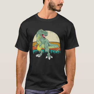 Frisbee Golfer TRex Dinosaur Golf Player Disc Golf T-Shirt