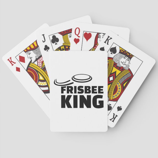 Frisbee king playing cards (Back)