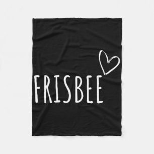 Frisbee Lover Men Women Kids Disc Golf Outdoor Gam Fleece Blanket