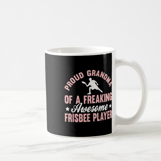 Frisbee Player Ultimate Frisbee Disc Golf Grandma  Coffee Mug (Right)