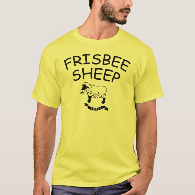Frisbee Sheep T-Shirt (Front)